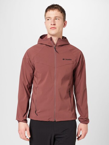 COLUMBIA Regular fit Μπουφάν πεζοπορίας 'Heather Canyon' σε κόκκινο: μπροστά