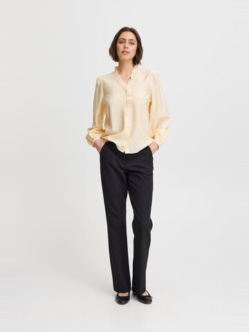 Chemisier 'Laya' ICHI en beige