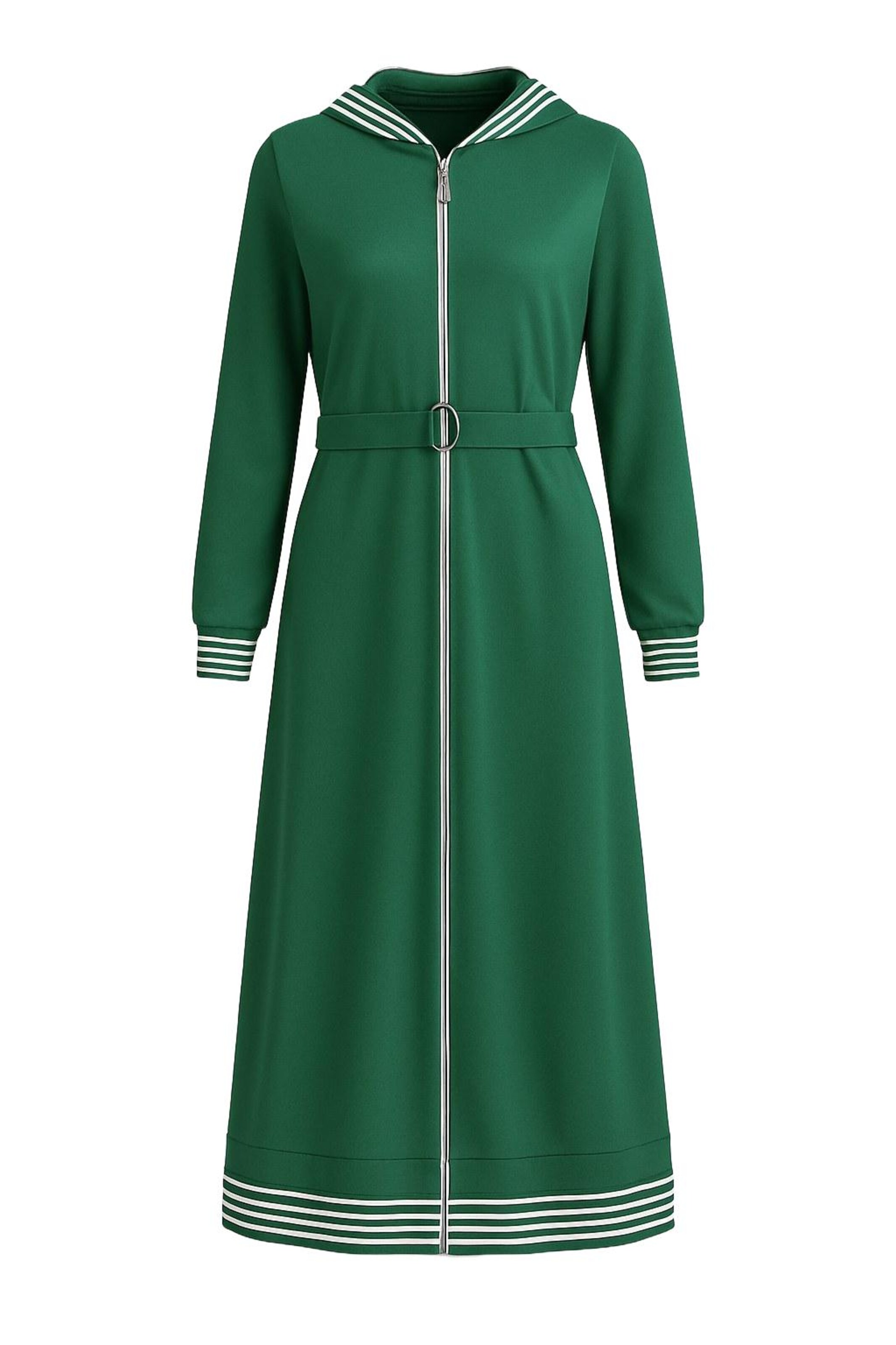 MODAMIHRAM Jurk in Groen: voorkant