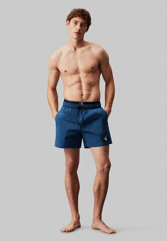 Calvin Klein Swimwear Board Shorts in Blue