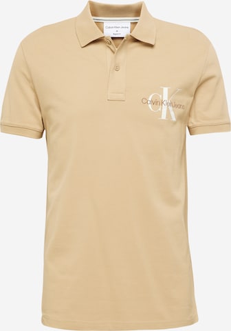 Calvin Klein Jeans Shirt in Beige: front