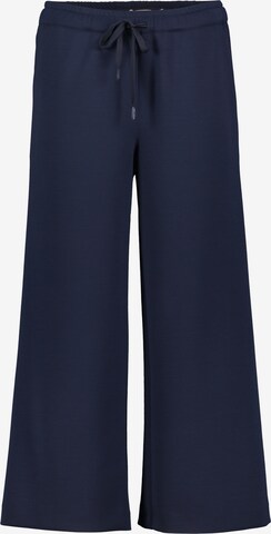 Betty & Co Wide leg Broek in Blauw: voorkant