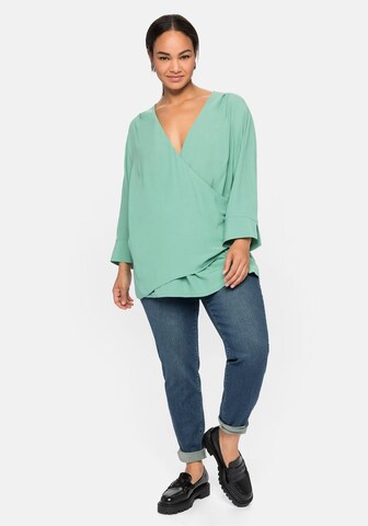 SHEEGO Blouse in Groen