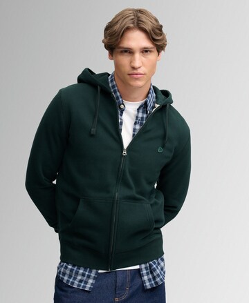 Superdry & Co Sweatjacke 'Essential' in Grün