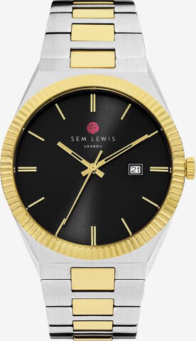 Sem Lewis Analog Watch in Silver: front