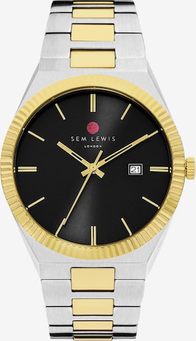 Sem Lewis Analog Watch in Silver: front