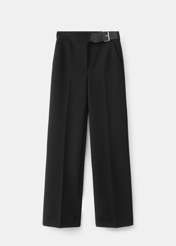 MANGO Regular Pleated Pants 'Cintia' in Black