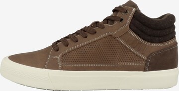 s.Oliver Sneakers hoog in Bruin