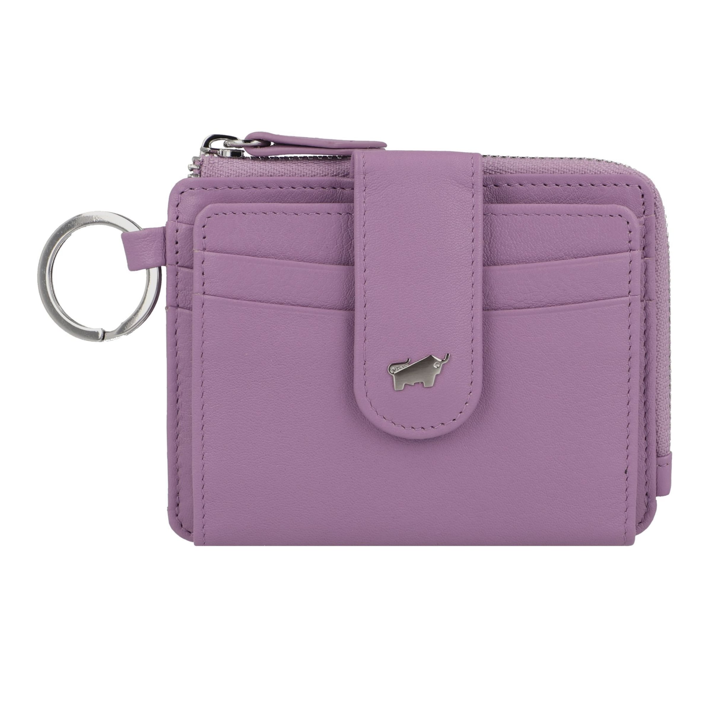 Porte-monnaies 'Joy ' Braun Büffel en violet : devant