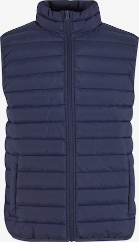 Gilet Urban Classics en bleu : devant