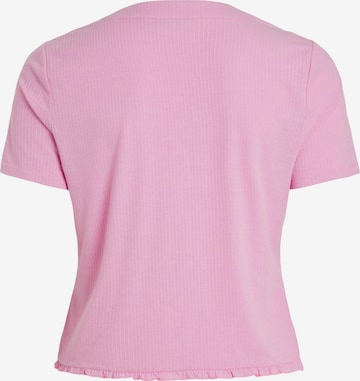 VILA Knit Cardigan 'Lakes' in Pink
