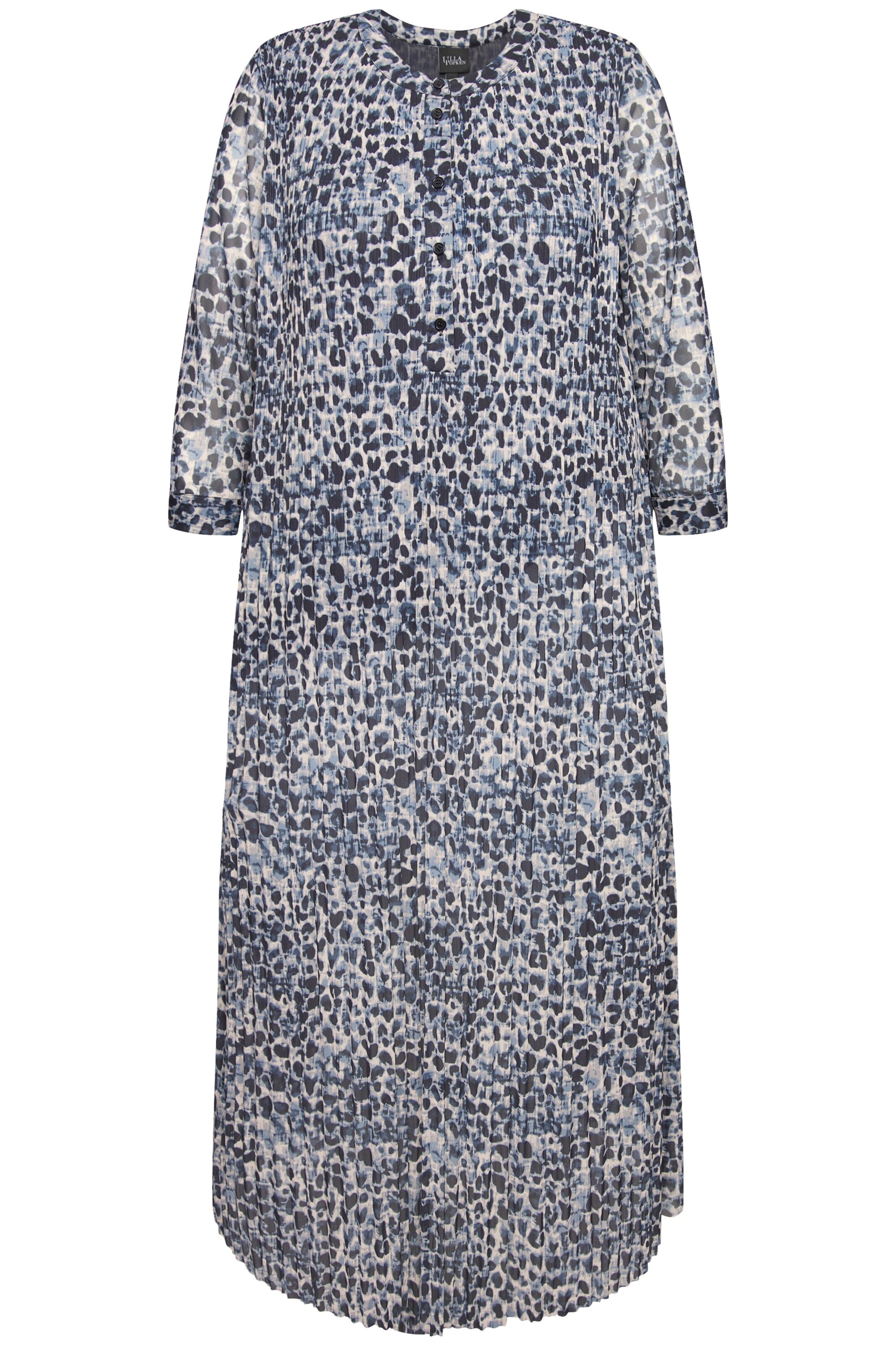 Robe Ulla Popken en bleu : devant