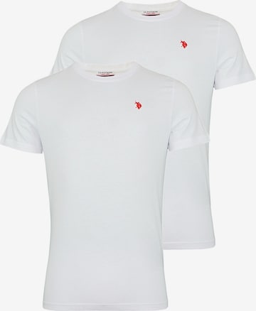 U.S. POLO ASSN. Shirt in Weiß: predná strana