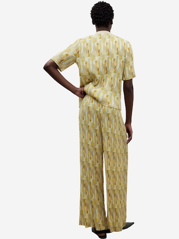 Wide Leg Pantalon Adolfo Dominguez en jaune