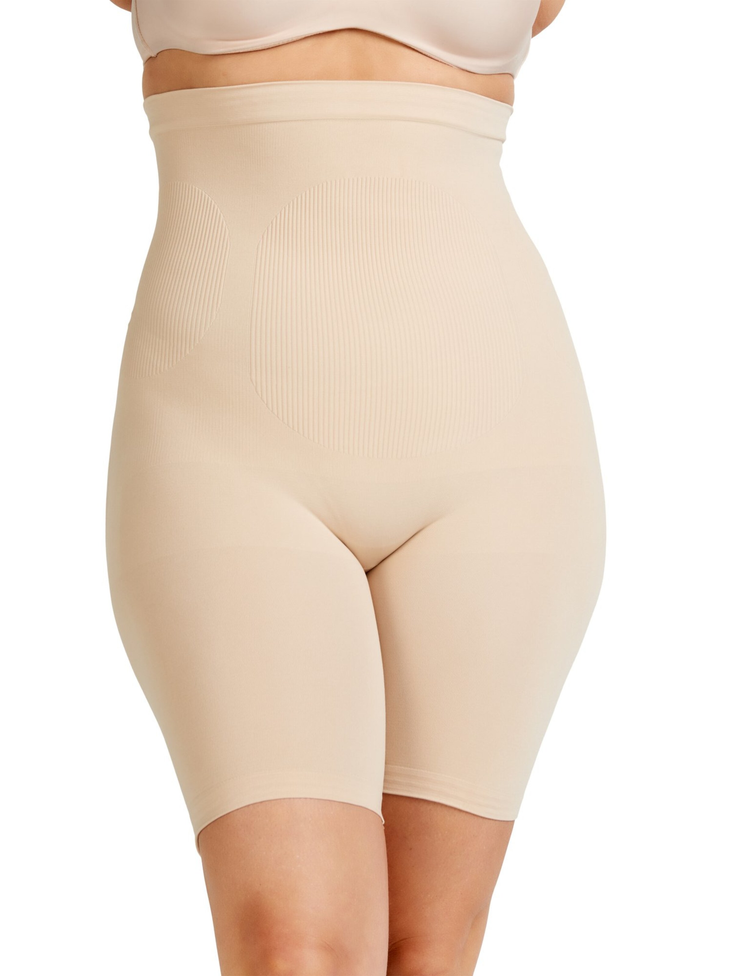 Zizzi Skinny Shapingbukser i beige: forside