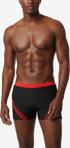 Luvanni Board Shorts 'Badehose TS7-8' in Red: front