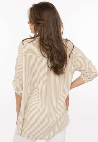 Zwillingsherz Blouse in Beige