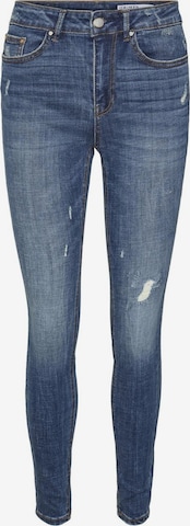 VERO MODA Skinny Jeans 'FLASH' in Blauw: voorkant