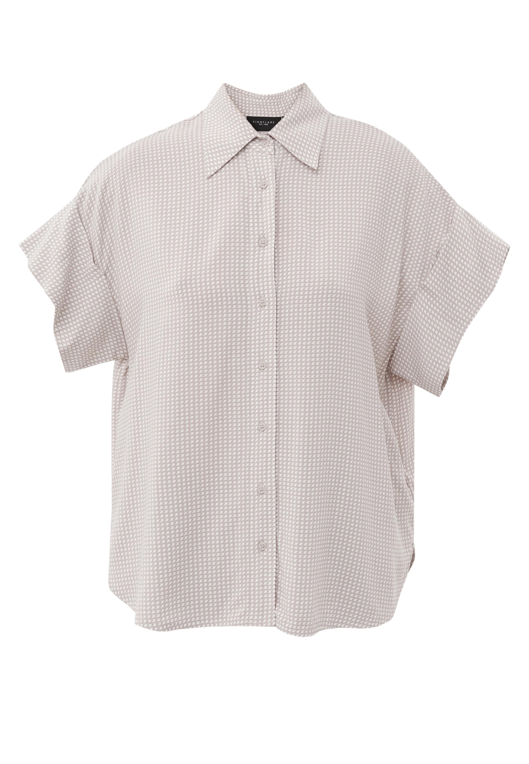Finn Flare Bluse 'Oversize' in Beige: Vorderseite