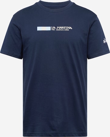 T-Shirt La Martina en bleu : devant