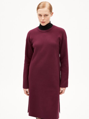 ARMEDANGELS Knit dress 'ROSANNIAAS' in Red: front