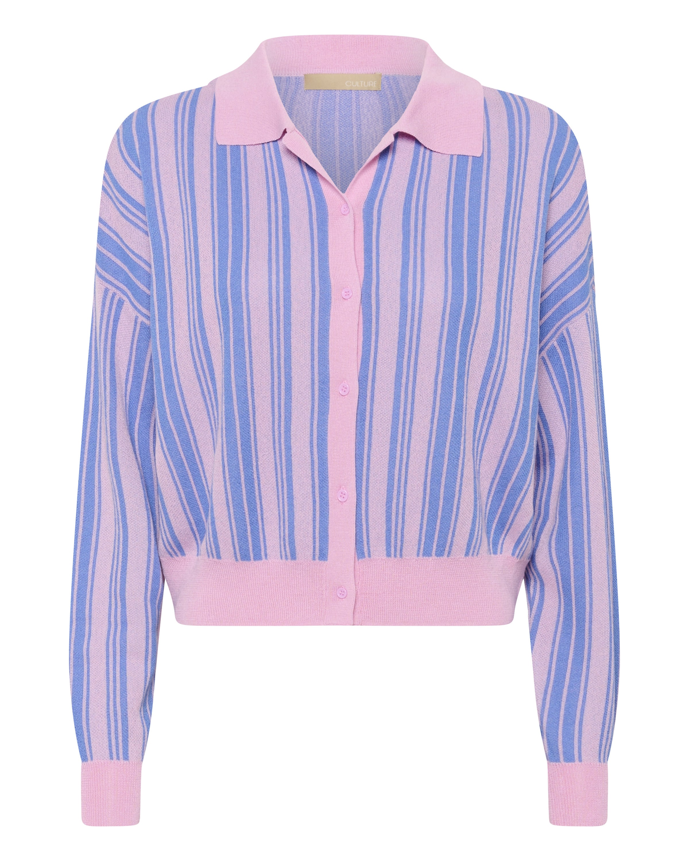 CULTURE Knit cardigan 'CUdeny' in Pink: front