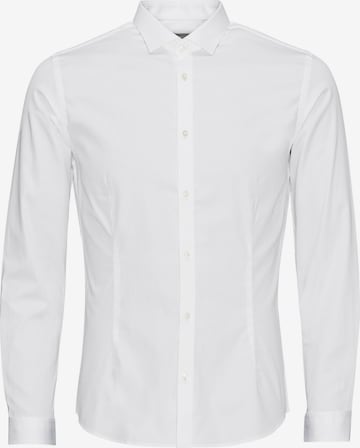 Chemise 'Extra Slim Fit' JACK & JONES en blanc : devant