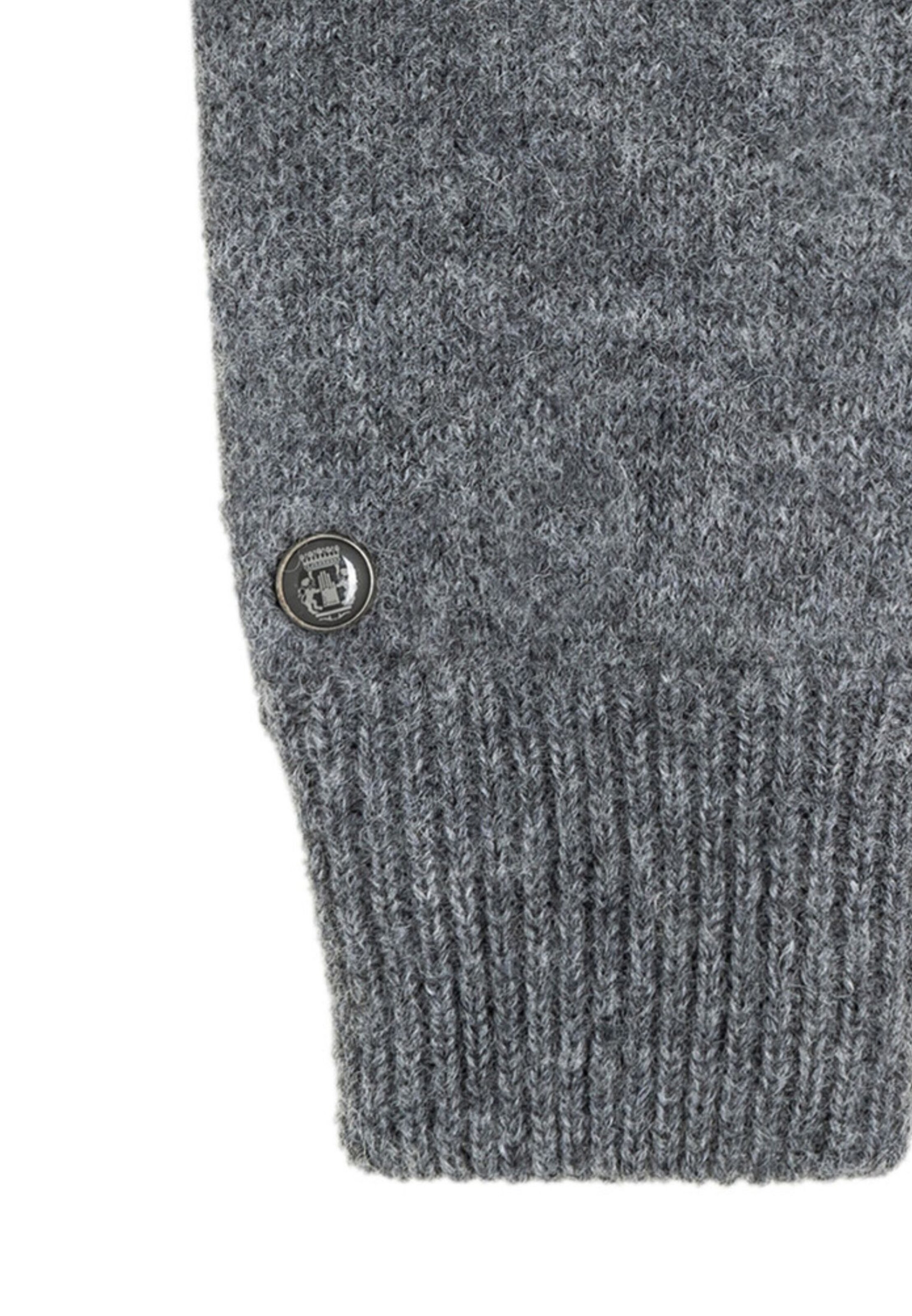 Mezzoguanti 'FELTED WOOL' di Roeckl in grigio