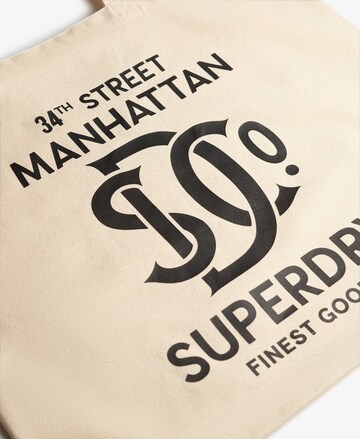 Cabas Superdry en beige