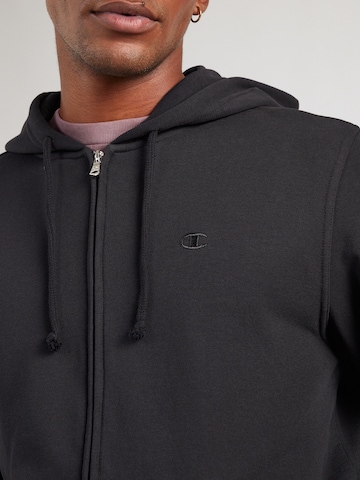 Champion Authentic Athletic Apparel Ζακέτα φούτερ σε μαύρο