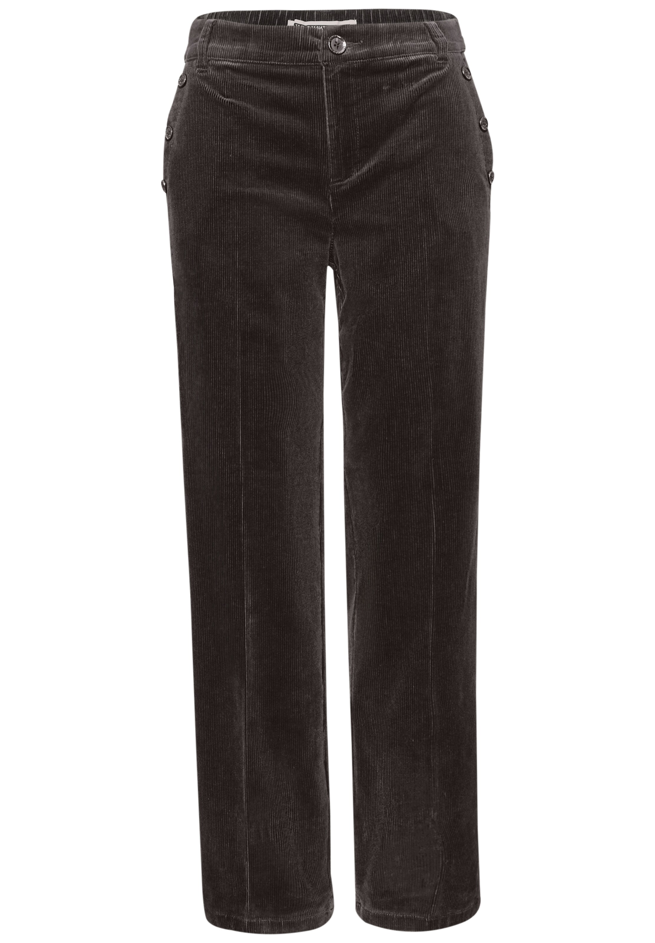 STREET ONE Regular Pants in Black: front