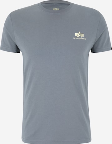 Maglietta di ALPHA INDUSTRIES in grigio: frontale