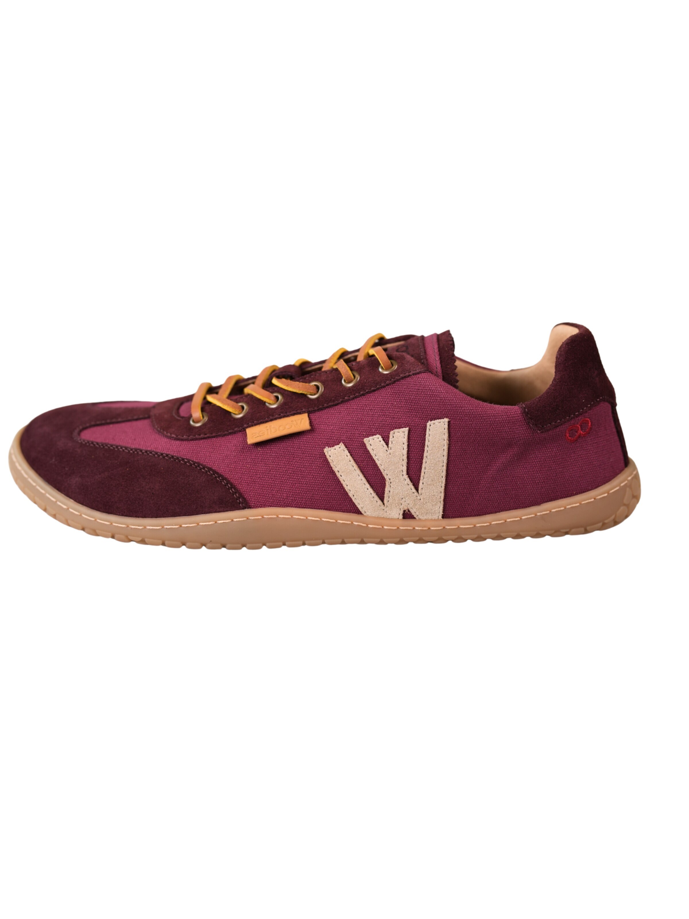 WOODIES THE OFFICIAL Schnürschuh 'Woodies'‌‌‌‌‌‌‌‌ in Rot: Vorderseite