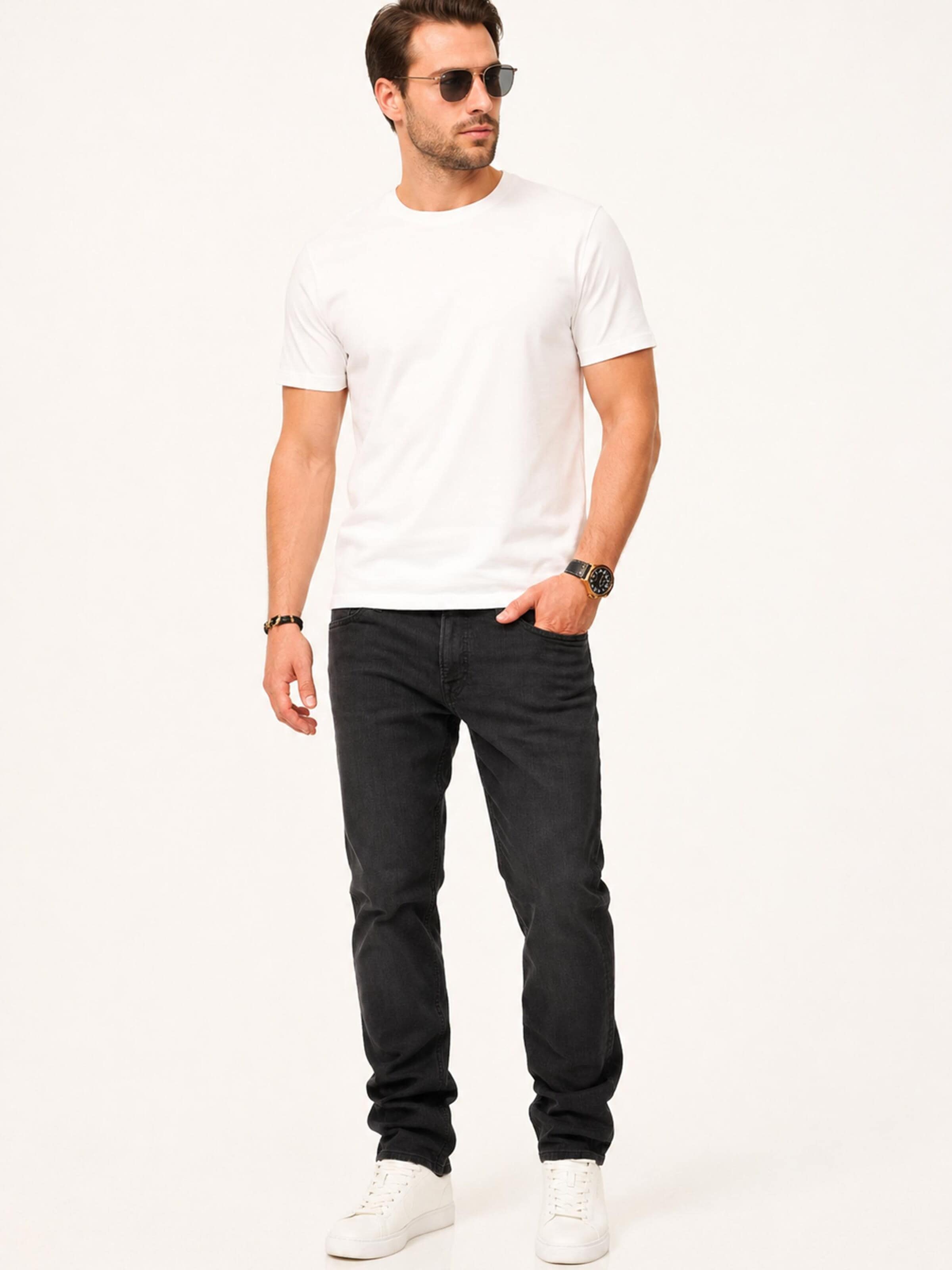 JACK & JONES Tapered Jeans in Black