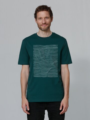 T-Shirt Watapparel en vert : devant