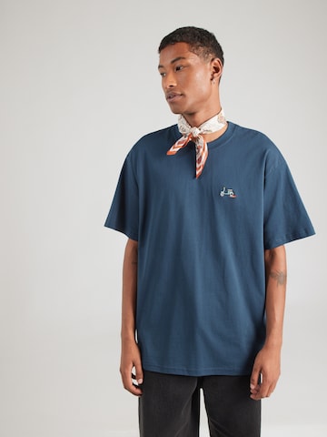 Iriedaily - Camiseta 'Scooter' en azul: frente
