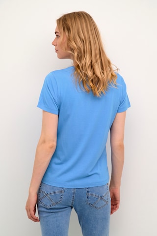 Cream Shirt 'Naia' in Blue