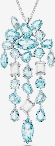 Swarovski Necklace in Blue: front