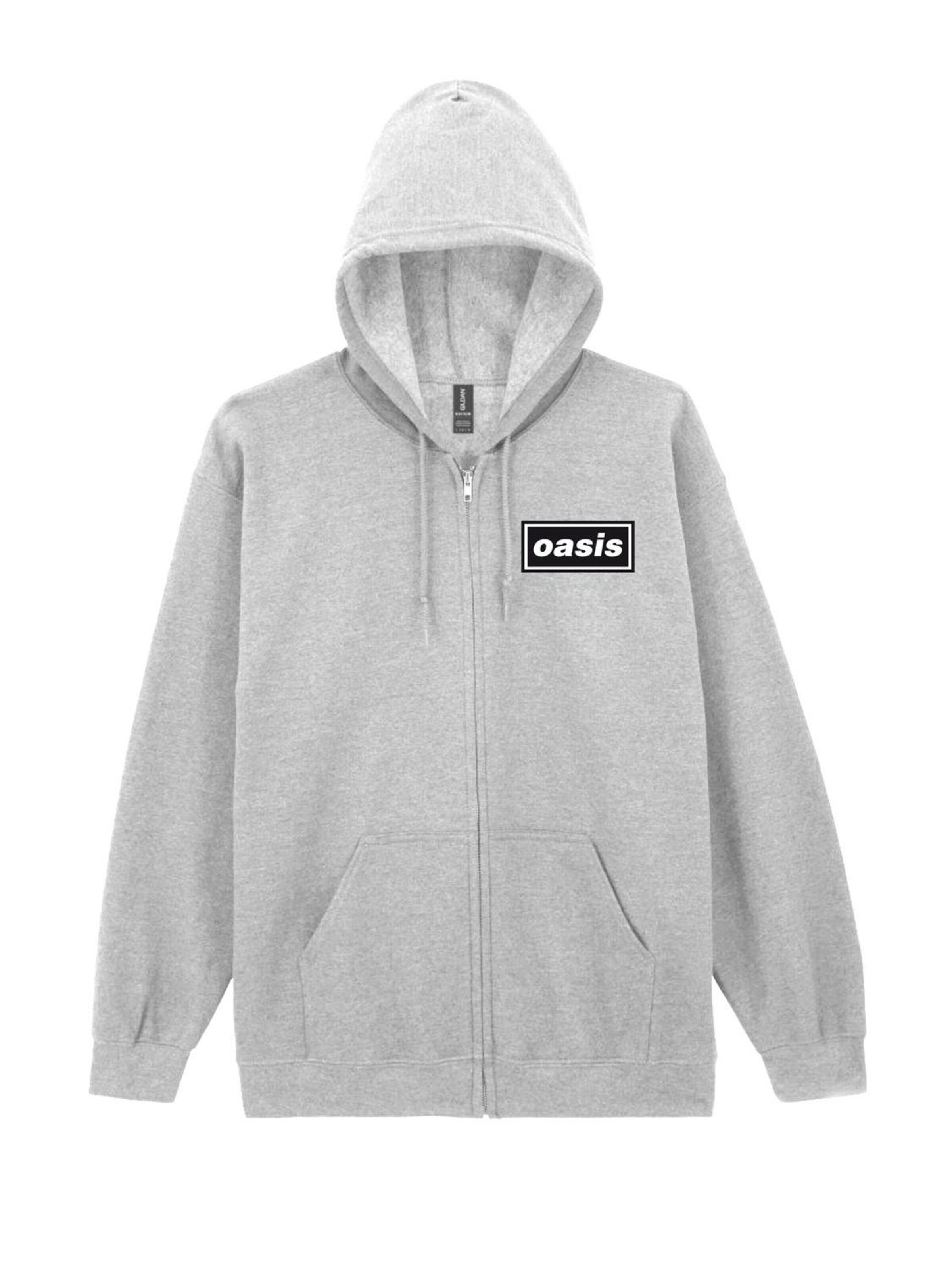 Oasis Sweat jacket 'Definitely MaybePromo' in Grey