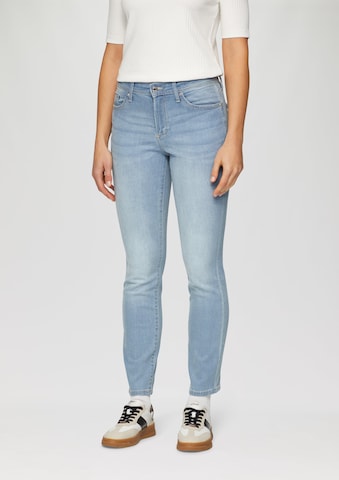 Coupe slim Jean 'Betsy' s.Oliver en bleu : devant