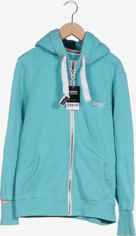 Superdry Kapuzenpullover L in Grün: predná strana