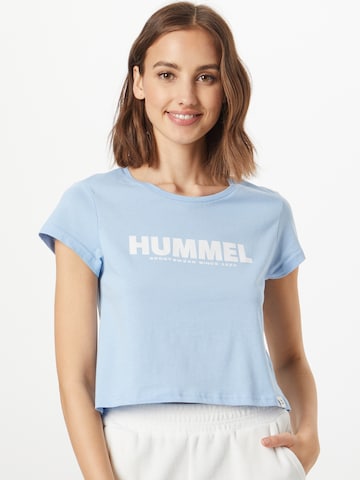 Maglia funzionale 'Legacy' di Hummel in blu: frontale