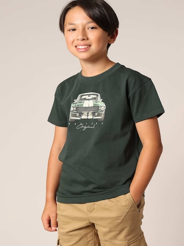 T-Shirt 'Fastcar' Deeluxe en vert : devant