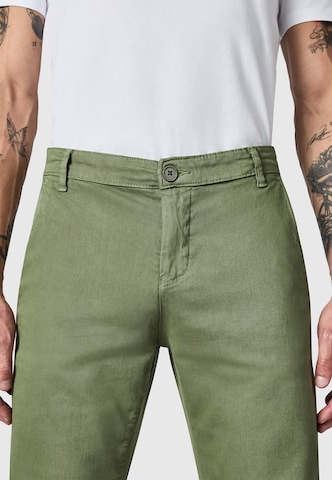 Coupe slim Pantalon chino 'Solon' Peak Time en vert