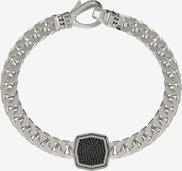 sidabrinė GUESS Apyrankė 'OCTAGON PAVE': priekis