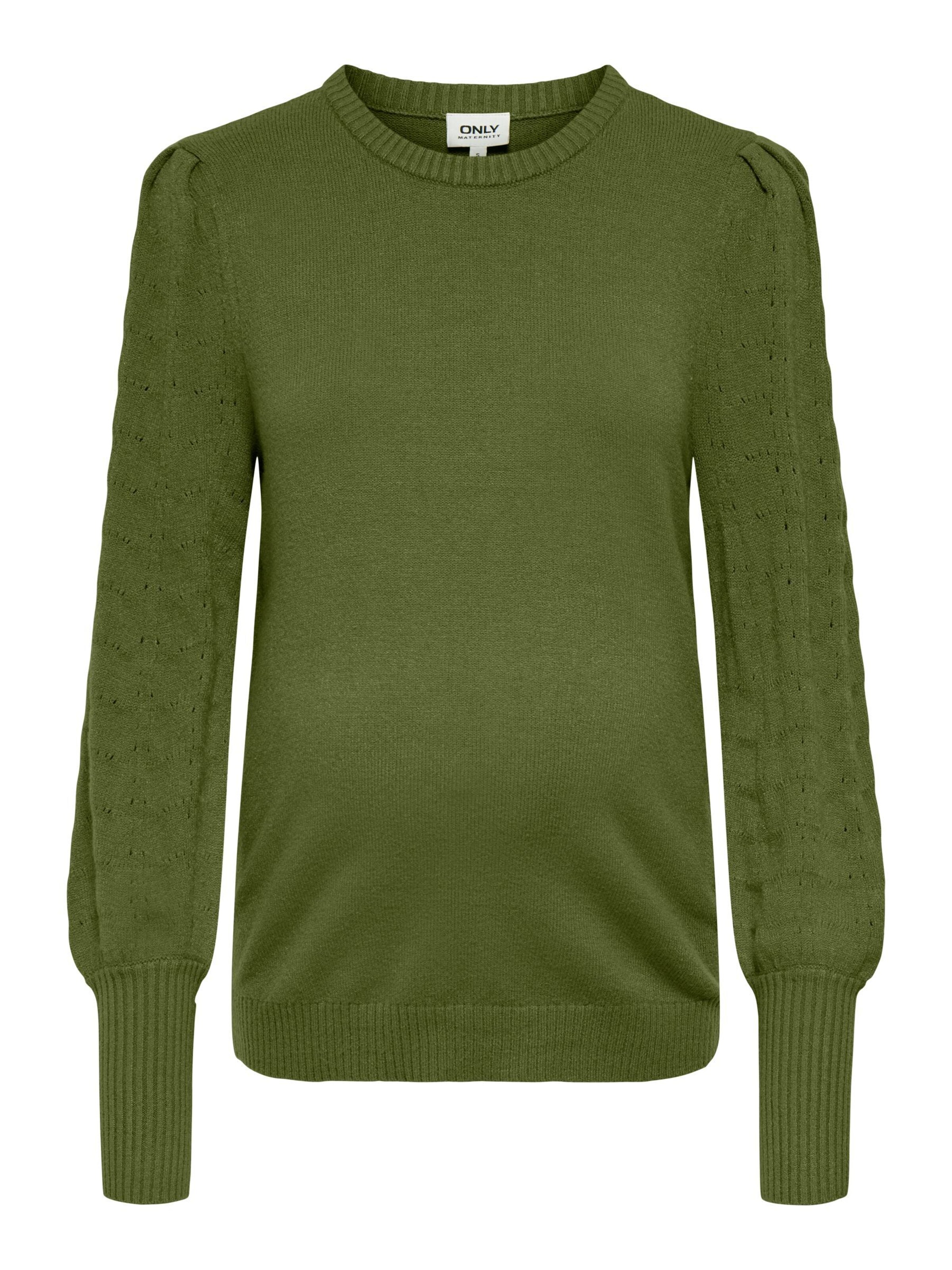 Pull-over 'OLMMatti' Only Maternity en vert : devant