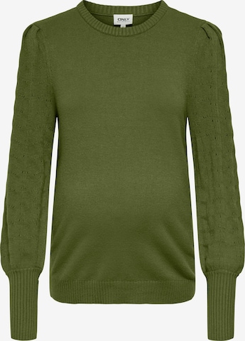 Pull-over 'OLMMatti' Only Maternity en vert : devant