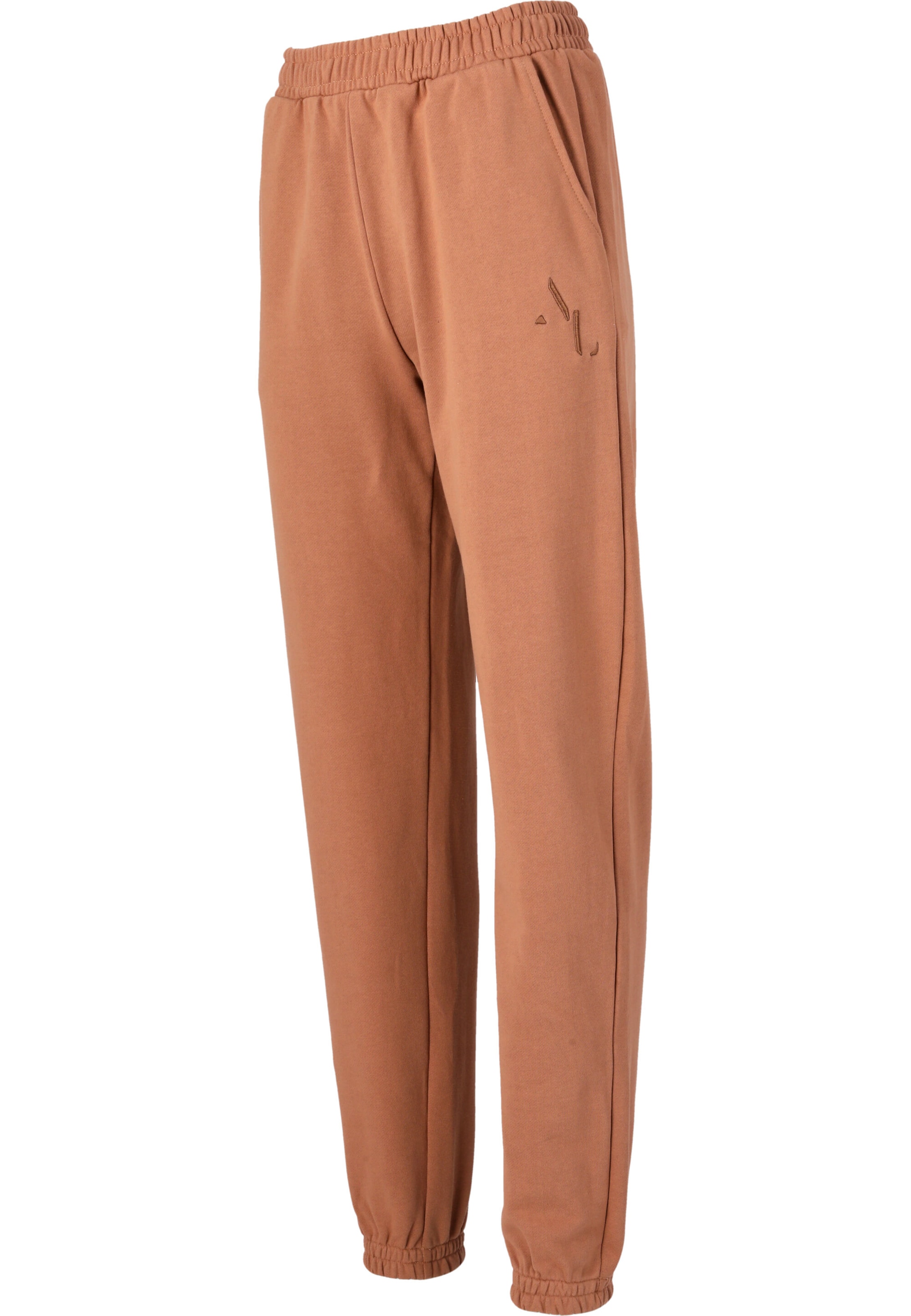 Athlecia Zwężany krój Spodnie sportowe 'Lia' w kolorze brązowy