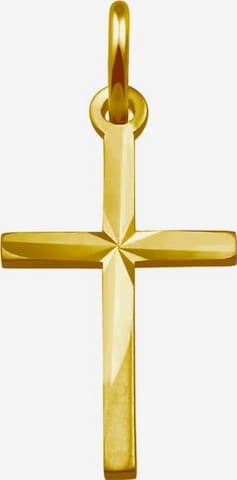 Lucardi Pendant 'Klassisch' in Gold: front