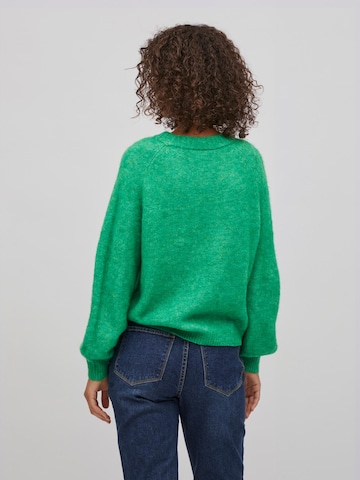 VILA Sweater 'JAMINA' in Green